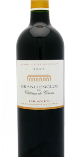 GRAND ENCLOS DU CHATEAU DE CERONS ROUGE